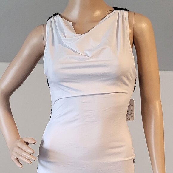 Sexy Women White Small Club Stretch Party Cocktail Dress N8894 - Picture 1 of 8